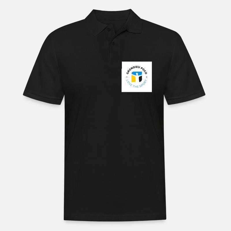 Grondieu Poco - Männer Poloshirt - Schwarz