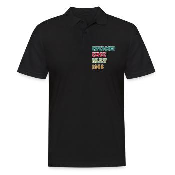 May 1966 - Men's Polo Shirt - black - Front - Kai (181cm)
