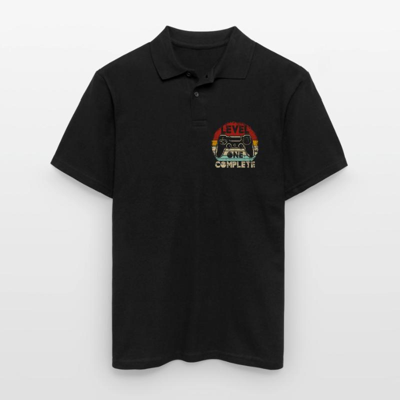 Level One Complete Retro Controller Men's Polo Shirt