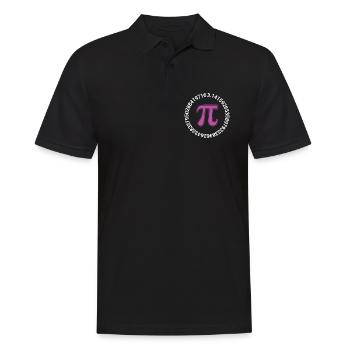 Pi Day - Happy Pi Day - Men's Polo Shirt - black - Front - Kai (181cm)