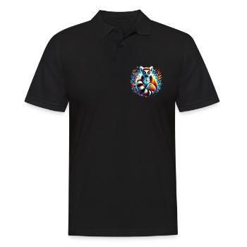 Lémurien - Polo Homme - noir - Devant - Kai (181cm)