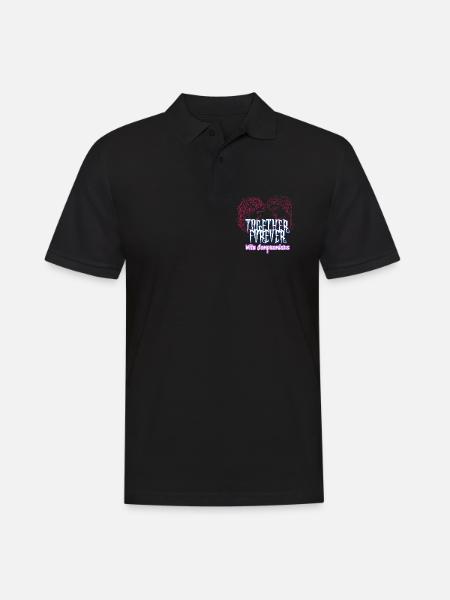 Liebe und Kompromisse - Romantische Kollektion für Paare - Männer Poloshirt - Schwarz