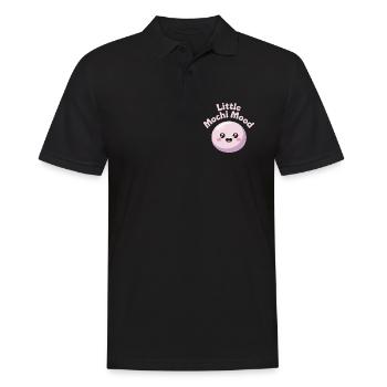 Little Mochi Mood - Männer Poloshirt - Schwarz - Vorne - Kai (181cm)