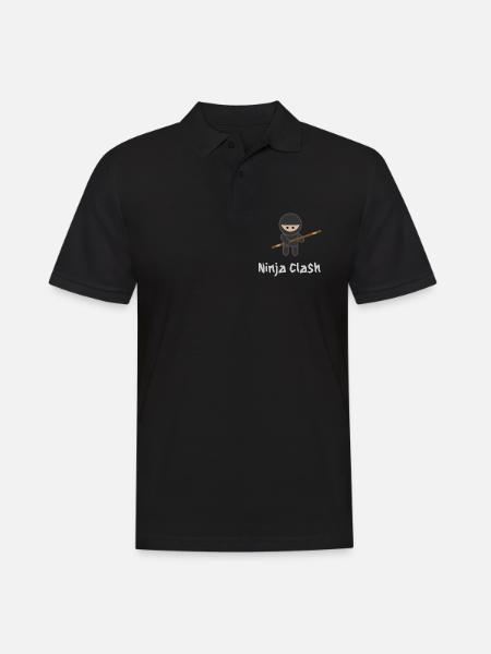 Ninja Fight Sport Bo - Men's Polo Shirt - black