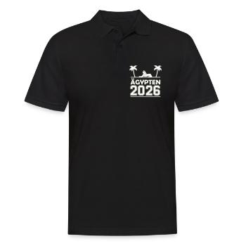 Silhouette Égypte 2026 - Polo Homme - noir - Devant - Kai (181cm)