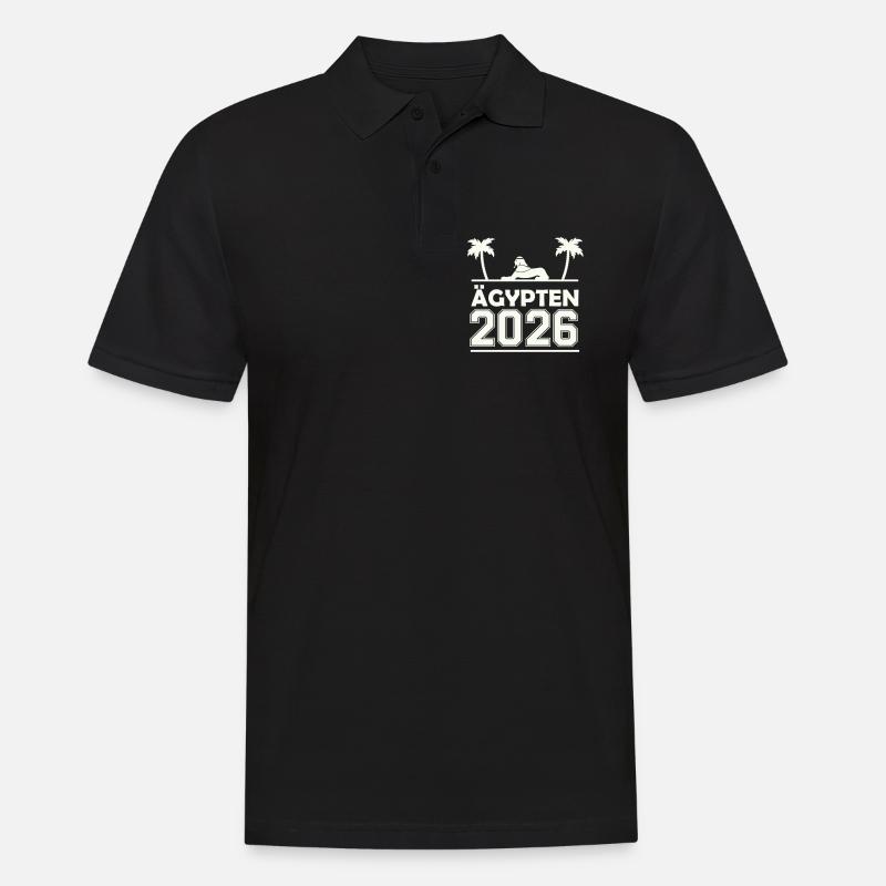 Egypt 2026 Silhouette - Polo da uomo - nero