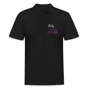 Cœur de chargement de bébé - Polo Homme - noir - Devant - Kai (181cm)