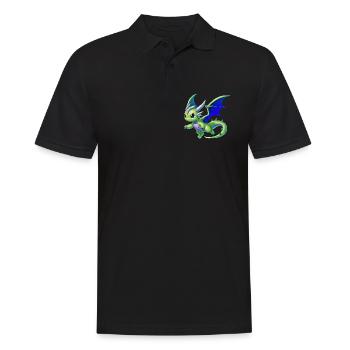 Dragon - Men's Polo Shirt - black - Front - Kai (181cm)