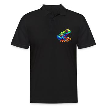 Grenouille - Polo Homme - noir - Devant - Kai (181cm)
