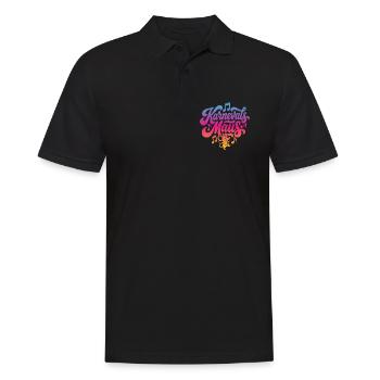 Karnevals Maus Karnevalsmaus Karneval Party Kostüm - Männer Poloshirt - Schwarz - Vorne - Kai (181cm)