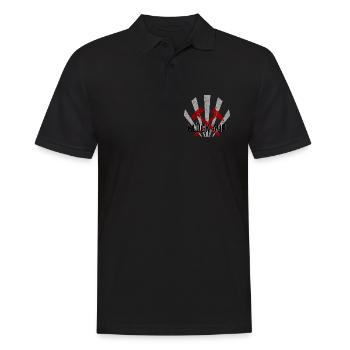 Zeche Ruhrgebiet Motiv - Männer Poloshirt - Schwarz - Vorne - Kai (181cm)
