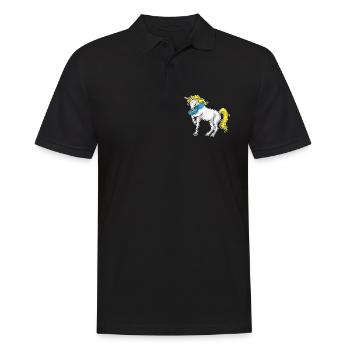 Foulard licorne - Polo Homme - noir - Devant - Kai (181cm)