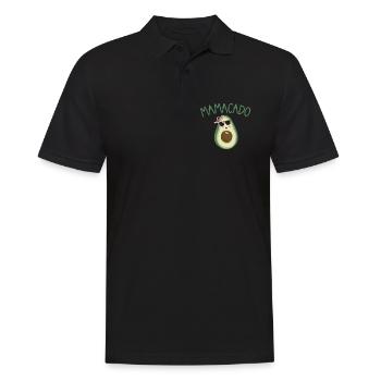 Mamacado Avocado Stil - Männer Poloshirt - Schwarz - Vorne - Kai (181cm)