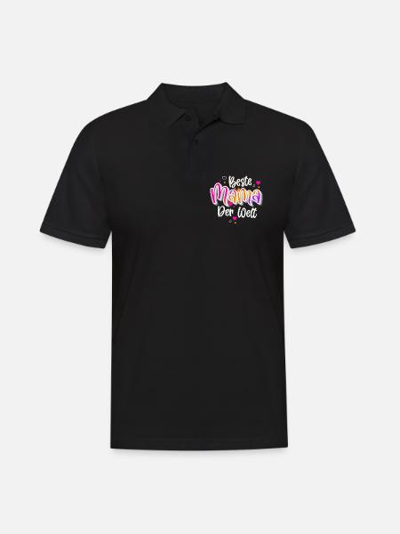 Beste Mama Der Welt - Männer Poloshirt - Schwarz