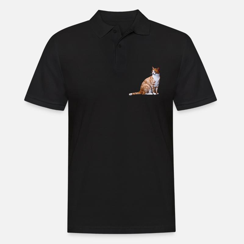 Chat chat chat Cat Cat - Polo Homme - noir