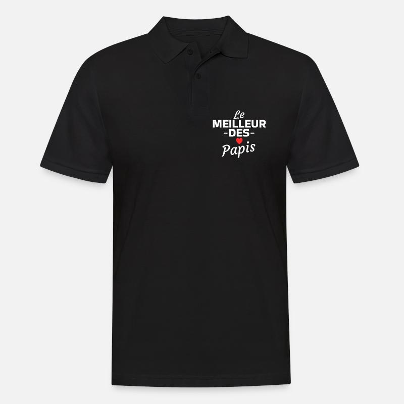 Das Beste unter den Opas - Männer Poloshirt - Schwarz