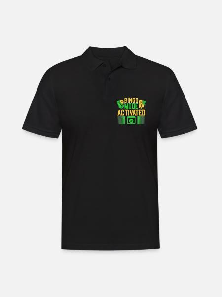 Bingo Mode Bingo Bingo activé - Polo Homme - noir