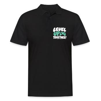 Équipe Monte de niveau ensemble : Nerds - Polo Homme - noir - Devant - Kai (181cm)