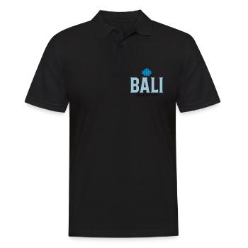 Bali - Männer Poloshirt - Schwarz - Vorne - Kai (181cm)