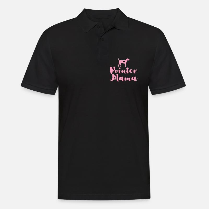 German Pointer Mom Pointer Mama - Men's Polo Shirt - black