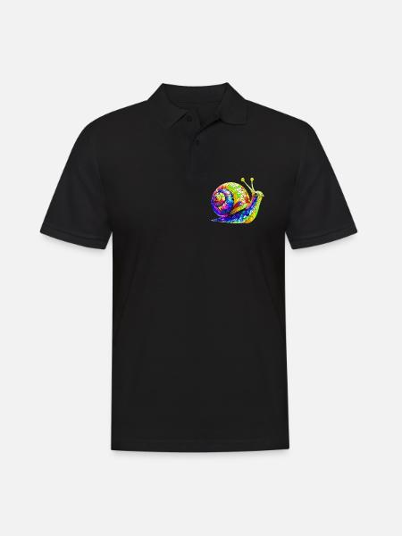Escargot - Polo Homme - noir