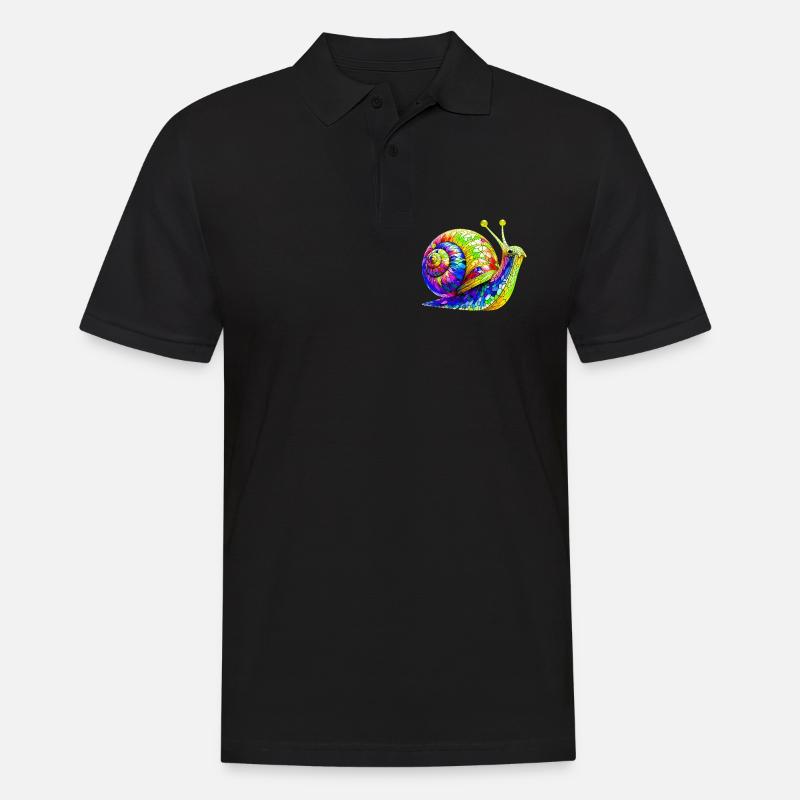 Escargot - Polo Homme - noir