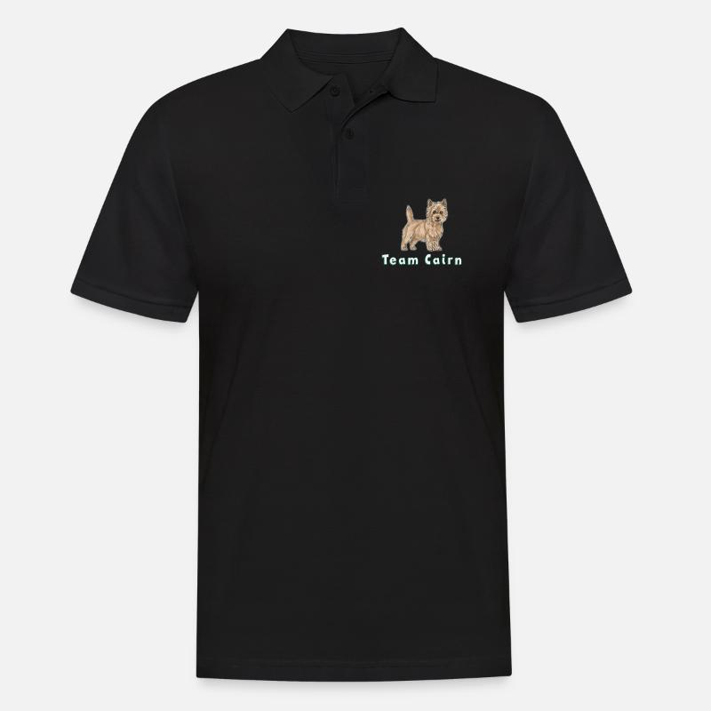 Team Cairn - Männer Poloshirt - Schwarz