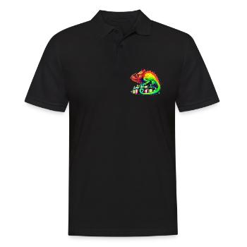 Caméléon - Polo Homme - noir - Devant - Kai (181cm)