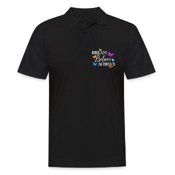Inspiring Butterfly Monarch Butterfly Garden - Men's Polo Shirt - black - Front - Kai (181cm)
