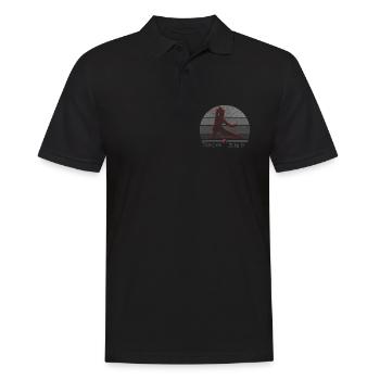 Tai Chi Kämpferin - Trainings Outfit Geschenk - Männer Poloshirt - Schwarz - Vorne - Kai (181cm)