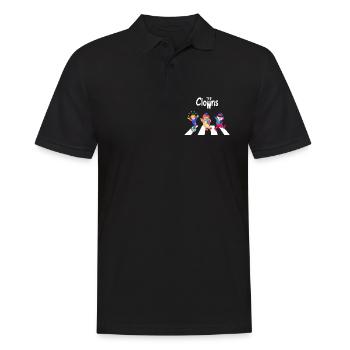 Les clowns - Polo Homme - noir - Devant - Kai (181cm)