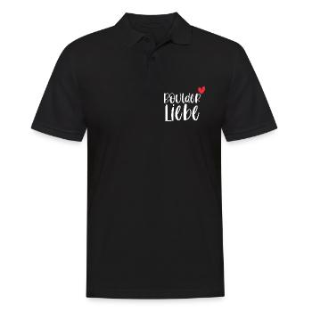 Bouldern Boulder Liebe Klettern Berge Geschenk - Männer Poloshirt - Schwarz - Vorne - Kai (181cm)