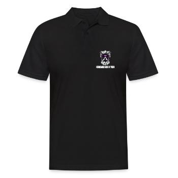 Conception pour chien - Polo Homme - noir - Devant - Kai (181cm)
