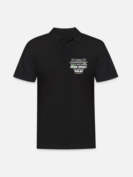 Not always by the people - Men's Polo Shirt - black