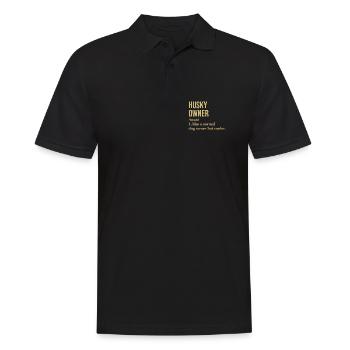 Husky Husky Husky - Männer Poloshirt - Schwarz - Vorne - Kai (181cm)