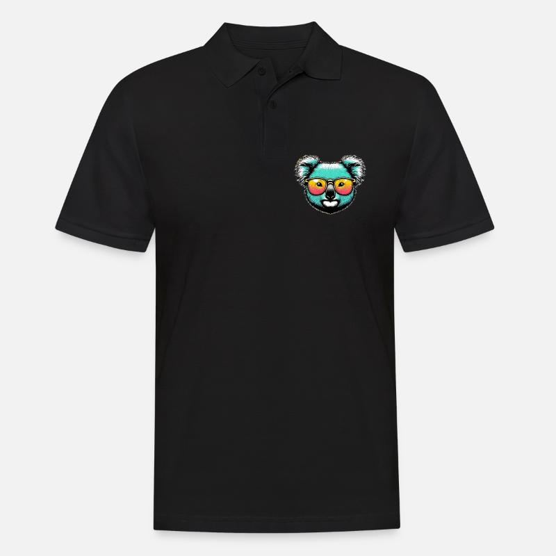 Koala - Polo Homme - noir