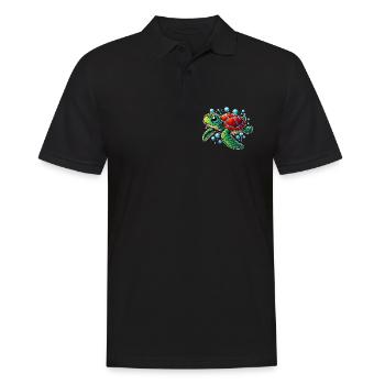 Tortue - Polo Homme - noir - Devant - Kai (181cm)
