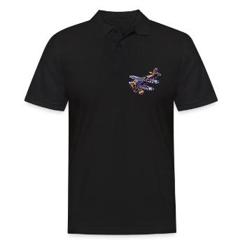 Hélice Avion Look Comique - Polo Homme - noir - Devant - Kai (181cm)