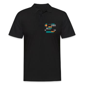 Graphic No.1 - Men's Polo Shirt - black - Front - Kai (181cm)