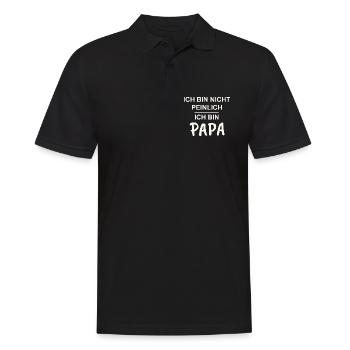 Daddy, teenager, I'm not embarrassed, I'm daddy - Men's Polo Shirt - black - Front - Kai (181cm)