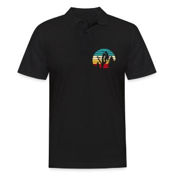 Funny Woodworker Woodworker Gift - Men's Polo Shirt - black - Front - Kai (181cm)