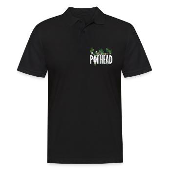 Pflanzenliebhaber Pflanzen Gärtner Gartenarbeit - Männer Poloshirt - Schwarz - Vorne - Kai (181cm)