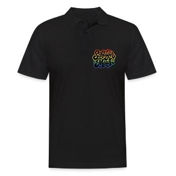 Schlager Maus - Schlagermaus - Schlagermusik - Men's Polo Shirt - black - Front - Kai (181cm)