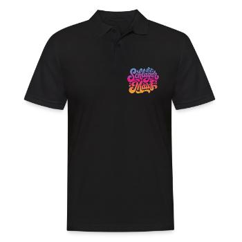 Schlager Maus - Schlagermaus - Schlagermusik - Men's Polo Shirt - black - Front - Kai (181cm)