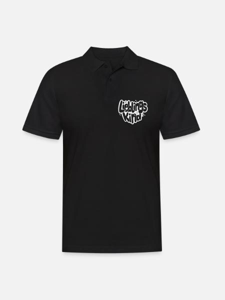Lieblingskind Bubblige Schrift - Männer Poloshirt - Schwarz