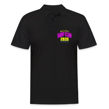 Malle 2026 Sauf Club Member Mallorca 2026 - Männer Poloshirt - Schwarz - Vorne - Kai (181cm)