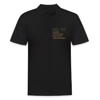 Taxe pour les pères : Définition des droits pour les pères - Polo Homme - noir - Devant - Kai (181cm)