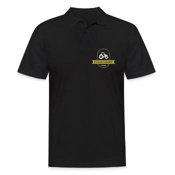 Vollbluat Londwirt - Männer Poloshirt - Schwarz - Vorne - Kai (181cm)