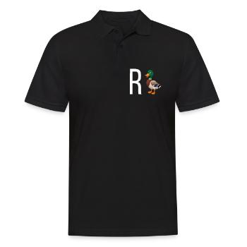 Retraite, retraite, drôle - Polo Homme - noir - Devant - Kai (181cm)