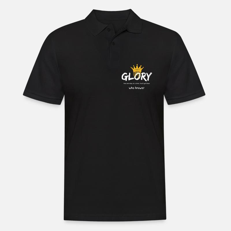 Glory Crown Graffiti - Polo Homme - noir
